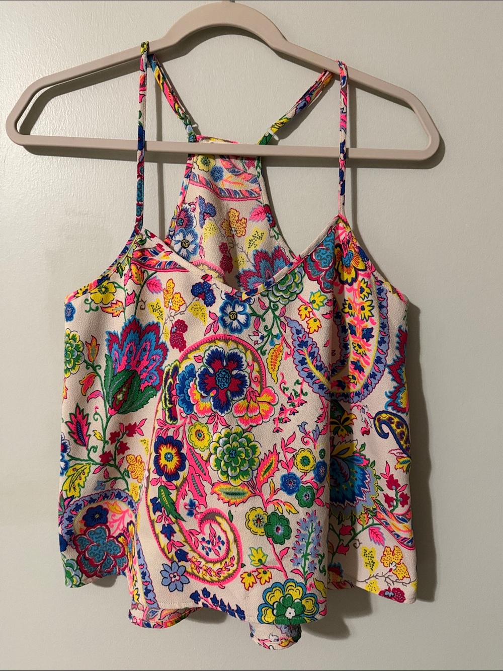 The Impeccable Pig Floral Paisley Cami in Bright Multi